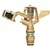 Brass Impact 3/4 Inch  Garden Automatic Rotating Male Sprinkler with Nozzle Irrigation Sprayer Head (Pack-1 Pc)
